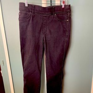 Spanx skinny jeans, black, size large